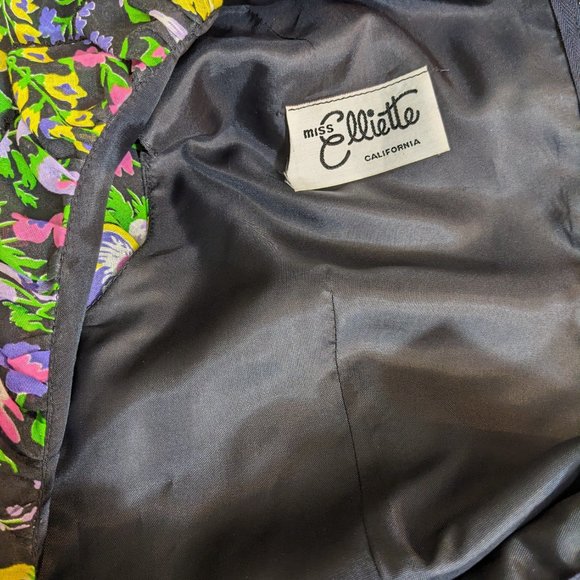 Miss Elliette California Vintage 1960s Garden Party Cotton Floral Maxi Dress- M* - Picture 10 of 16